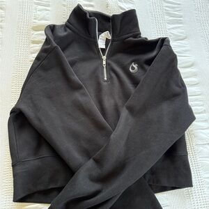 Women’s Hotworx black Quarter-Zip Pullover